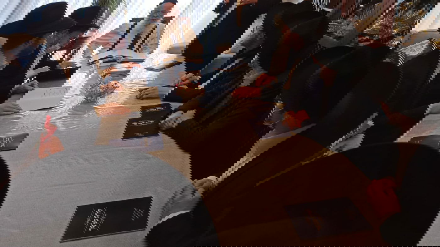 בבית המשגיח הגר"ח וואלקין: מעמד סיום זמן חורף