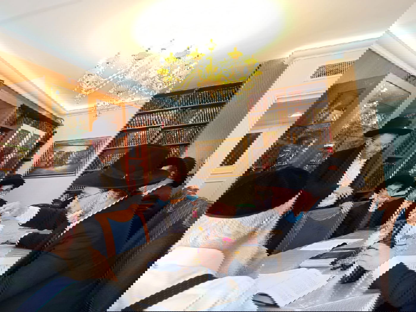 בבית המשגיח הגר"ח וואלקין: מעמד סיום זמן חורף