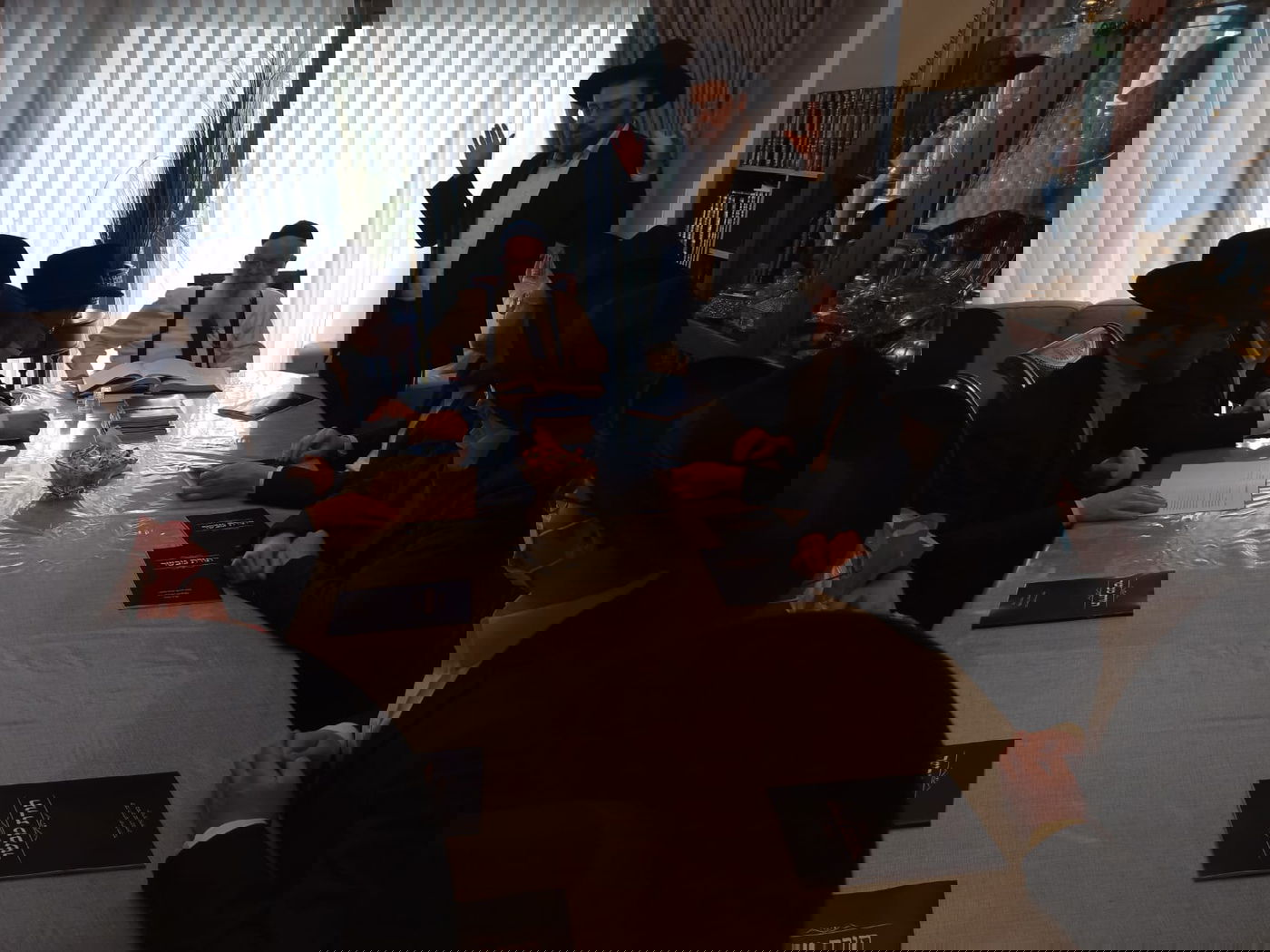 בבית המשגיח הגר"ח וואלקין: מעמד סיום זמן חורף