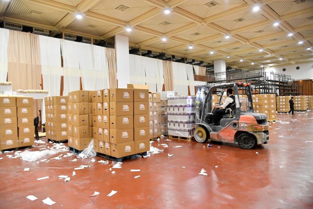 בניו של האדמו"ר ביקרו במרכז הקמחא דפסחא