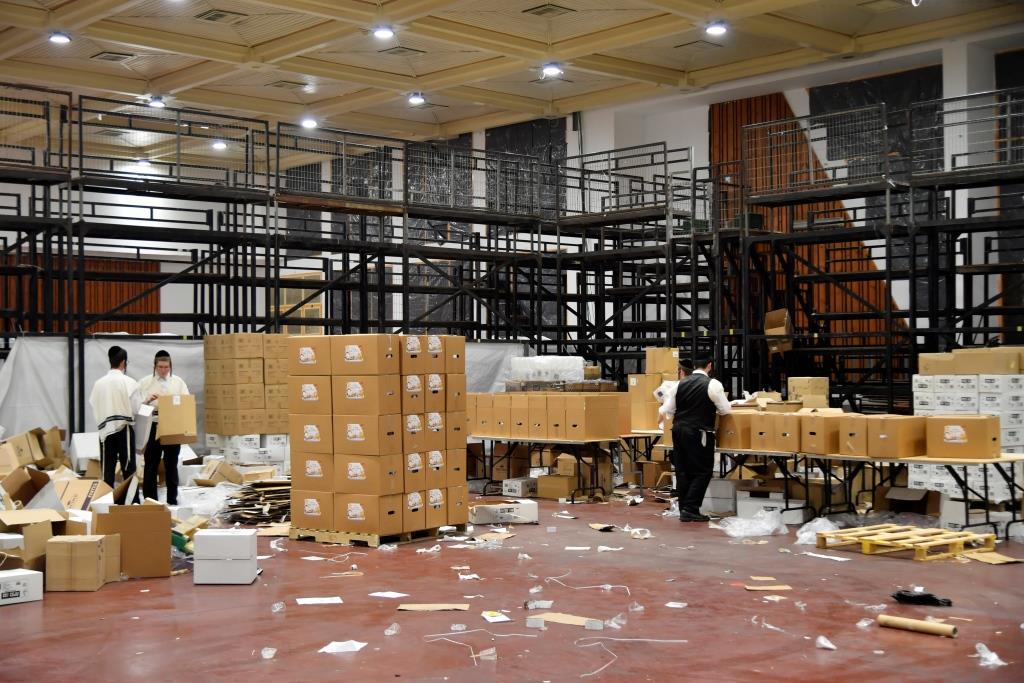 בניו של האדמו"ר ביקרו במרכז הקמחא דפסחא