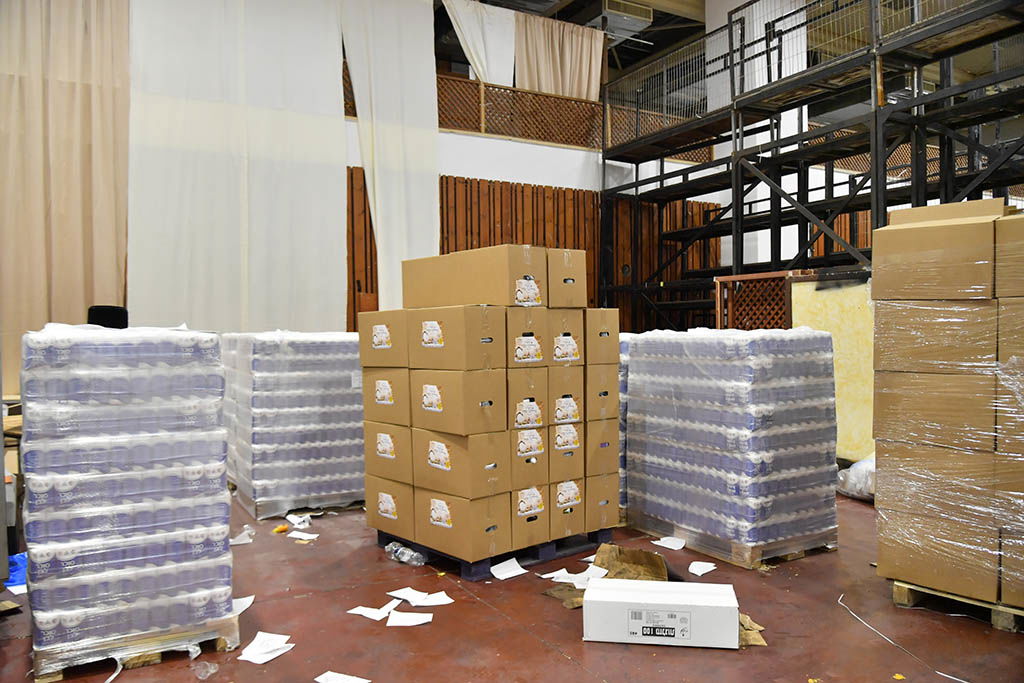 בניו של האדמו"ר ביקרו במרכז הקמחא דפסחא