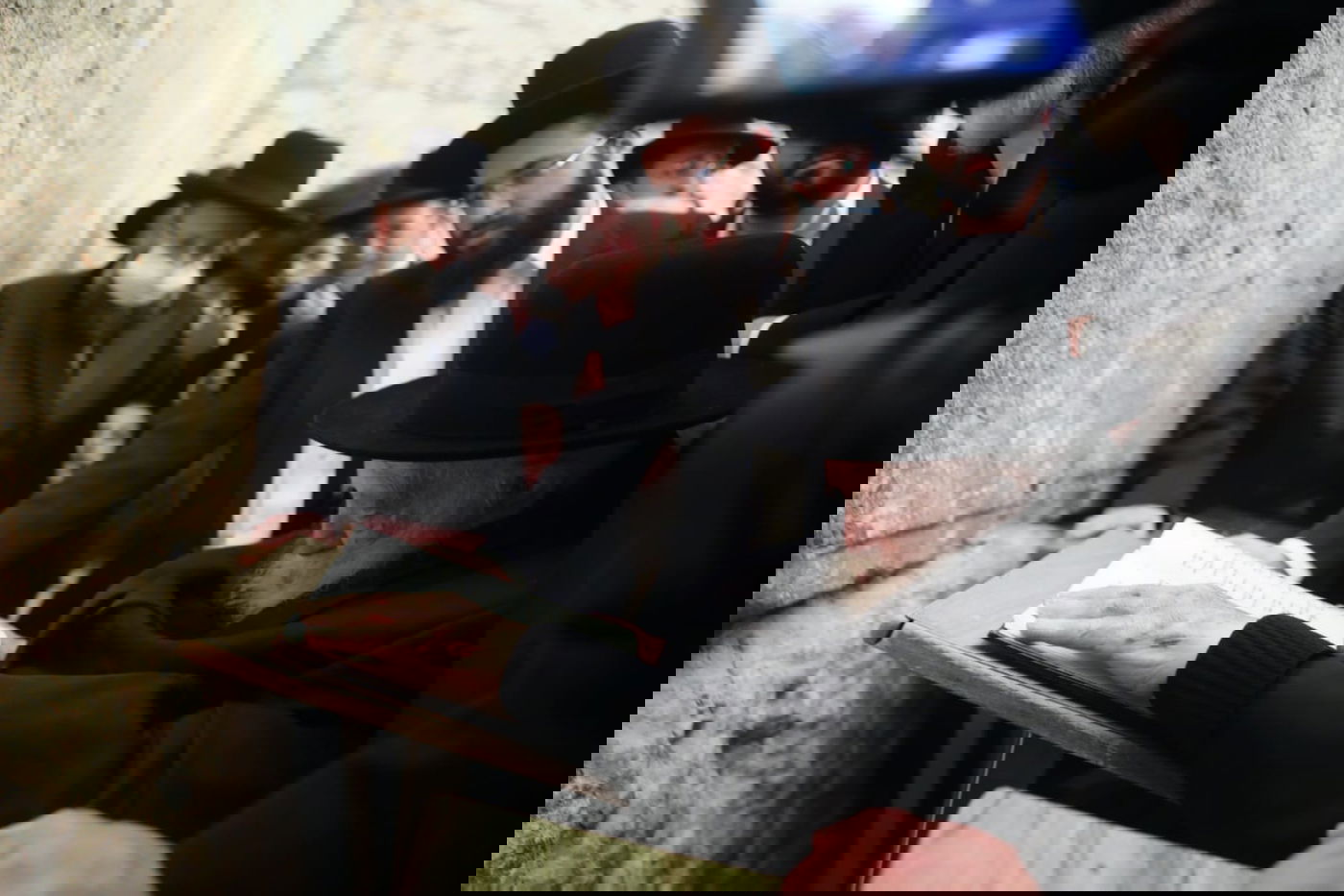 לאחר שנה וחצי: מרן הגר"ח קנייבסקי ביקר בכותל המערבי; תיעוד