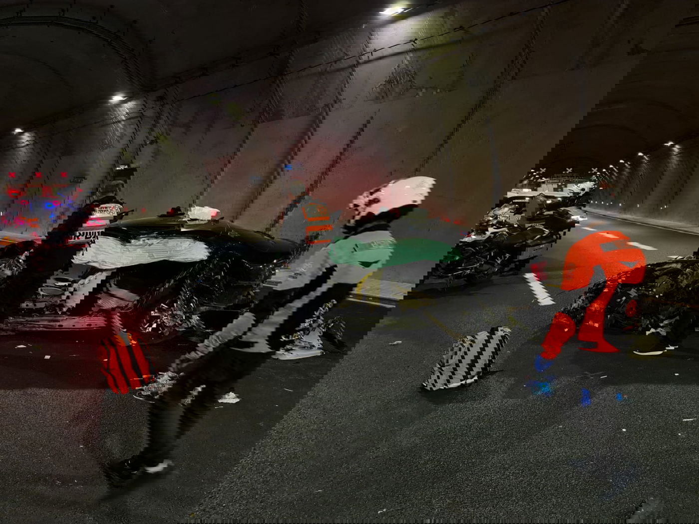 הרכב, בזירת התאונה