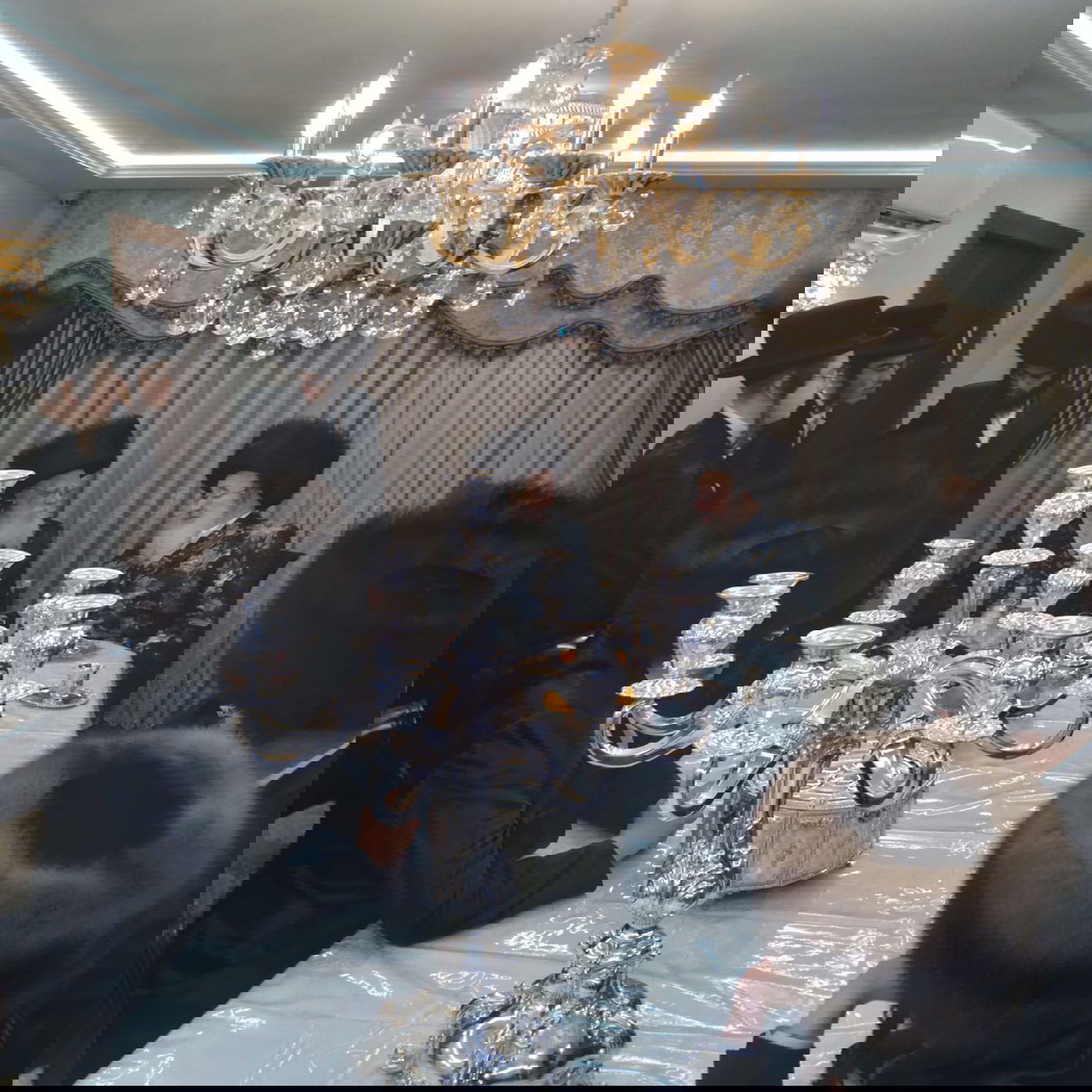 הרבי משאץ - ויז'ניץ בביקור אצל האדמו"ר מספינקא