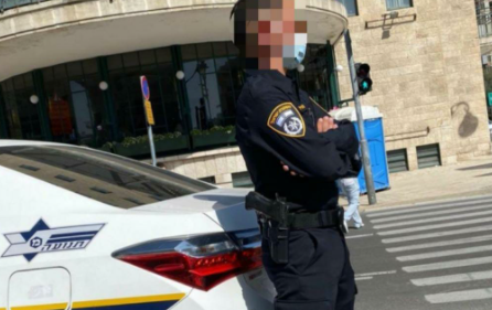 השוטר הצטלם ותייג: "בית הנאשם מבלפור"