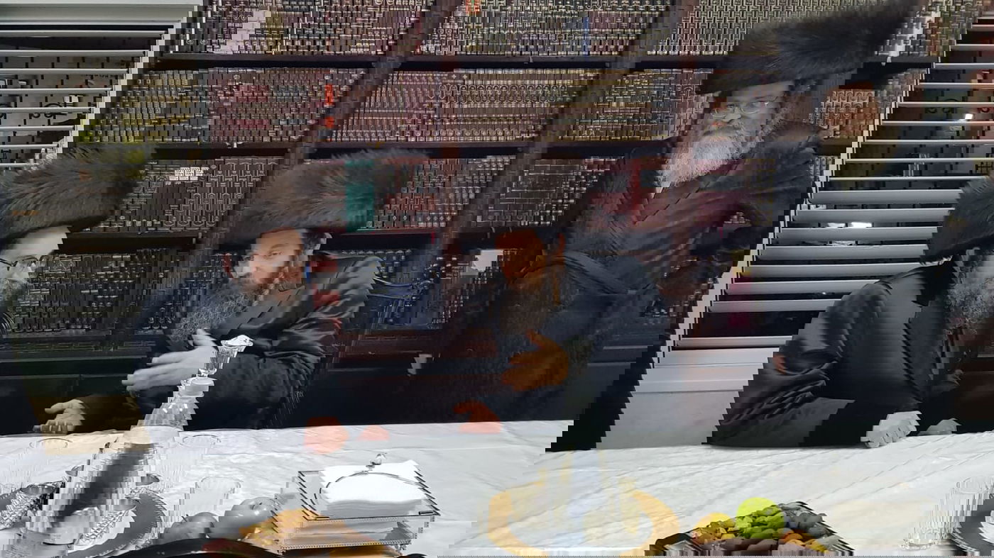 תיעוד: הרבי מסקולען י-ם מסר שיעור תורה בפיטסבורג