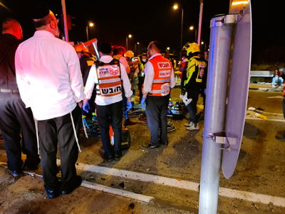 מזירת התאונה