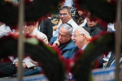 אילוסטרציה. נתניהו עם הנשיא ריבלין