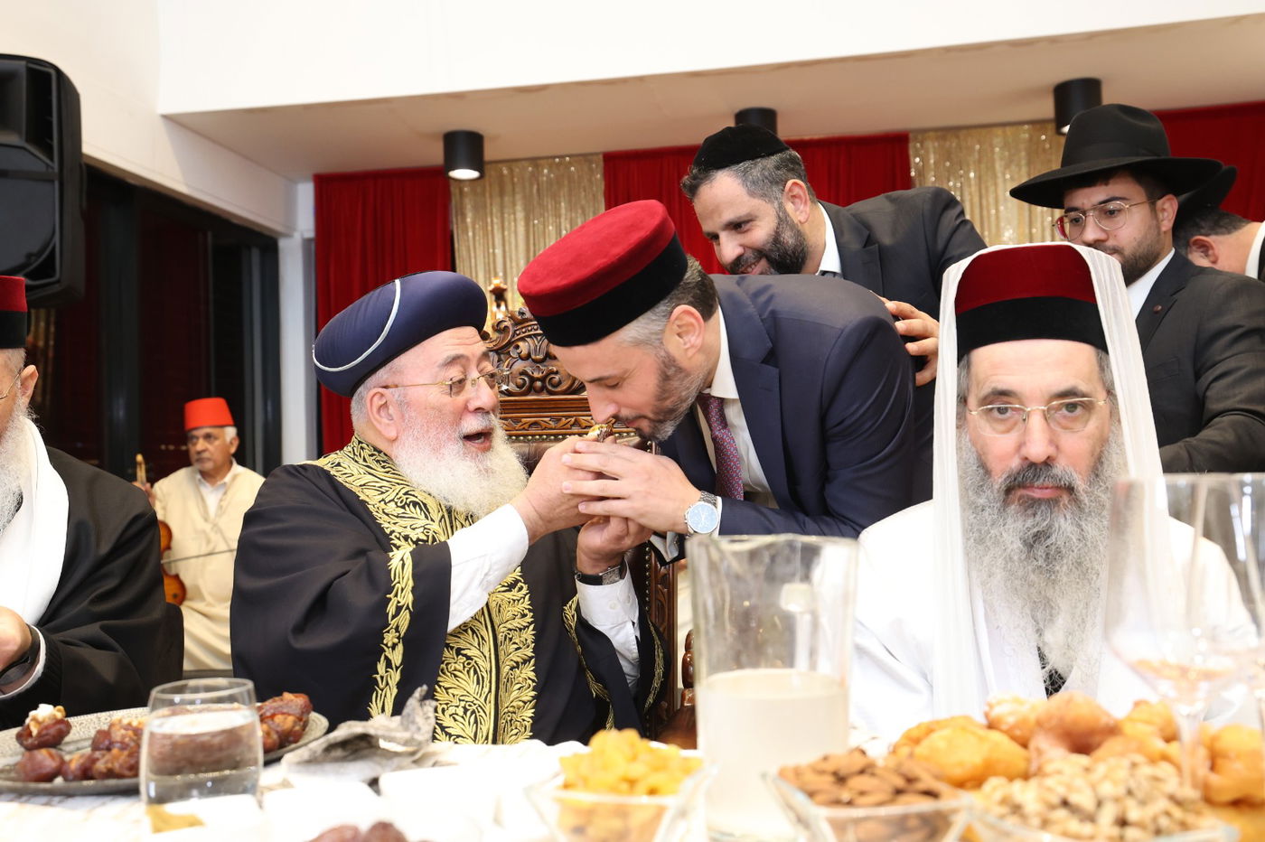 המימונה של הראשון לציון הגר"ש עמאר. צפו