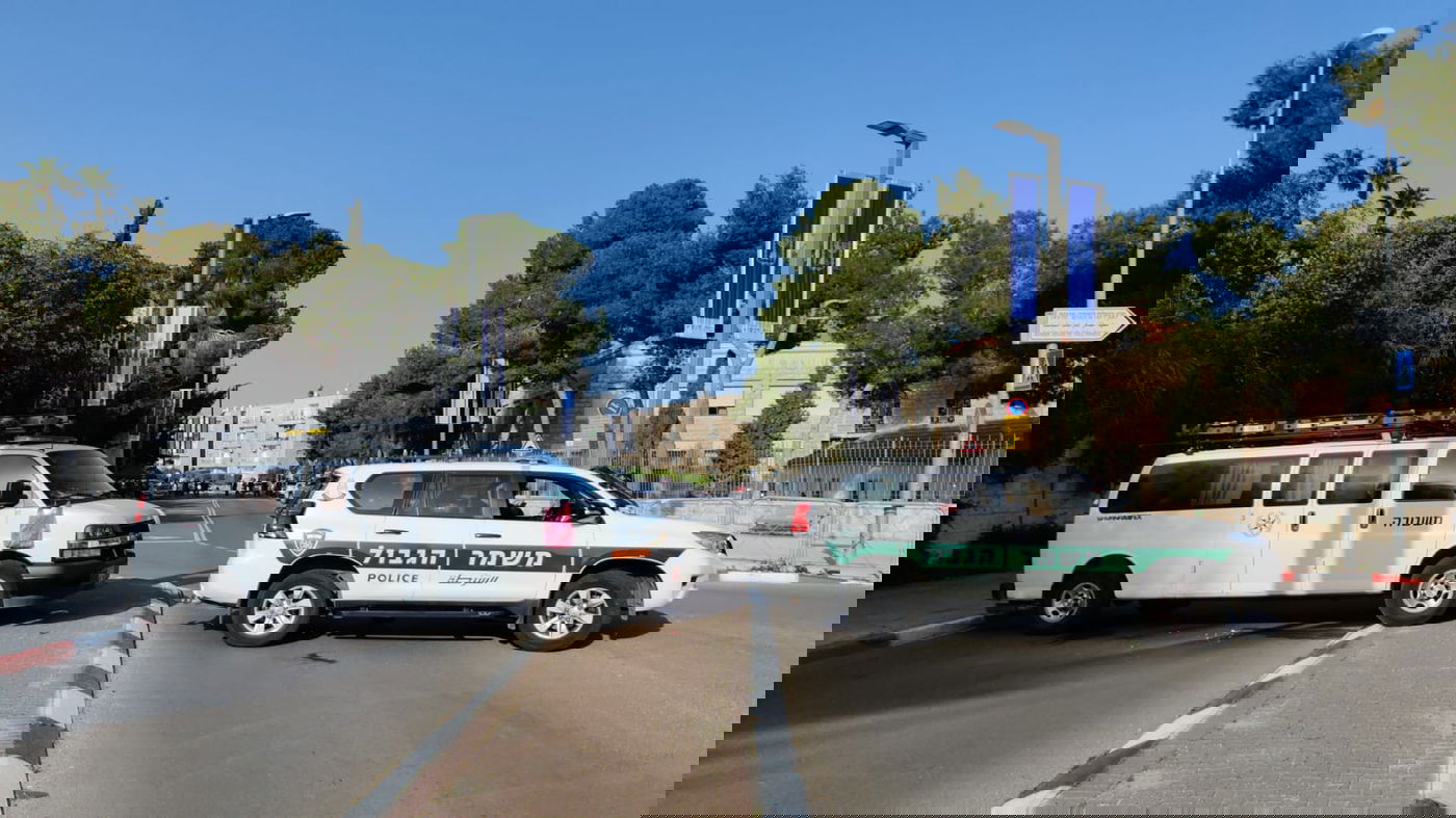 פריסת הכוחות ליד בית הנשיא