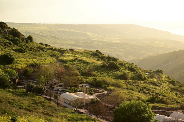 עין קשתות, בגולן