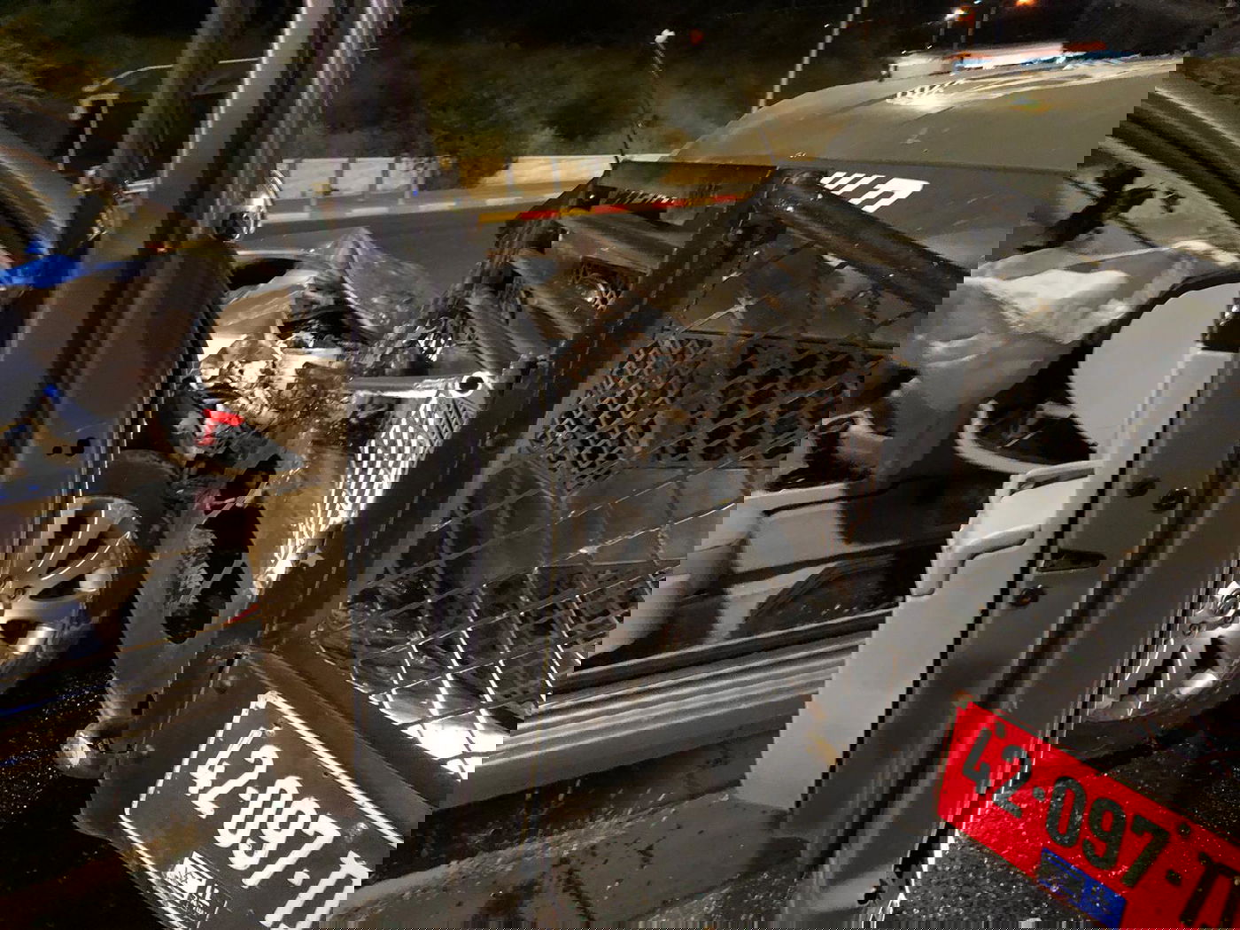 שני גנבים נעצרו בתום מרדף בו פצעו לוחם מג"ב