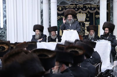 מראות חג הפסח בקהילת סאטמר בבני ברק