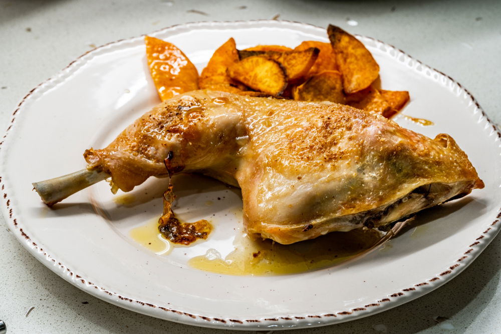 עוף ובטטות בתנור