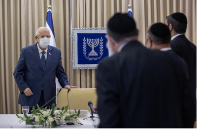 נשיא המדינה בהתייעצויות, אתמול