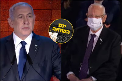 העצרת הממלכתית; נתניהו נואם, הנשיא בקהל