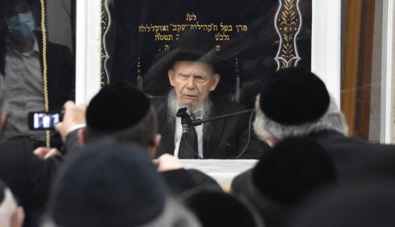 תיעוד: ראש הישיבה הגר"ג אדלשטיין בשיחת חיזוק ב'לדרמן'