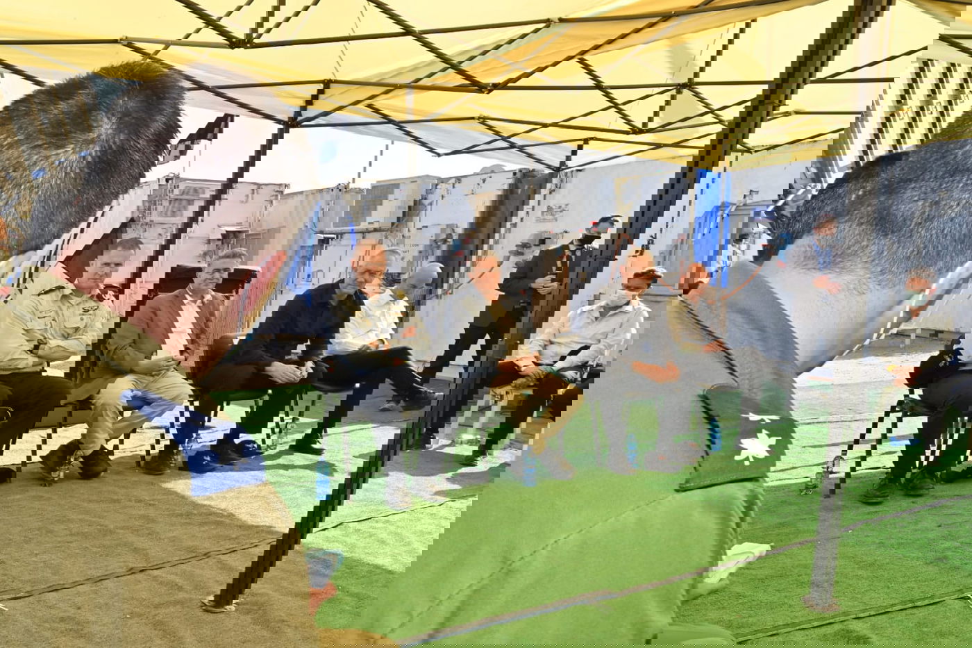 גנץ: 'נערכים מול איומים שאיראן מציבה לנו'