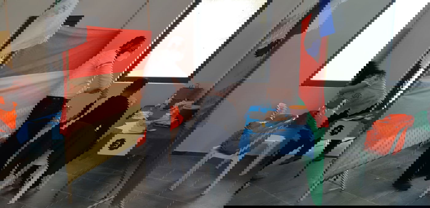 החל סבב נוסף של חיסוני קורונה לפועלים פלסטינים • צפו