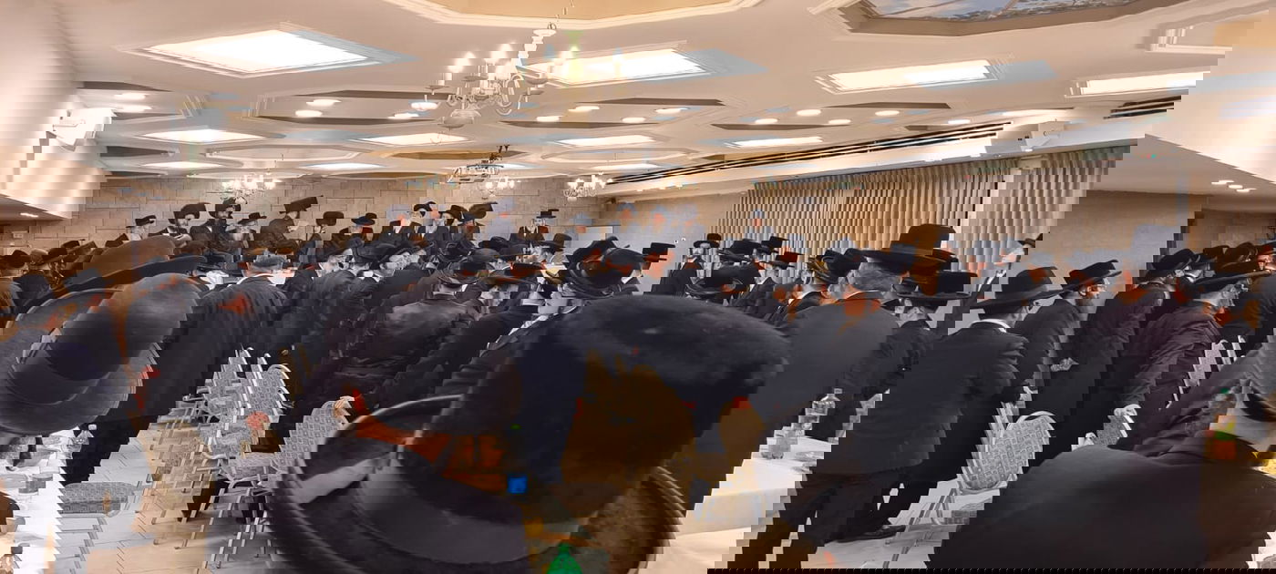 שמחת הבר מצווה לבנו של האדמו"ר מספינקא - גני גד