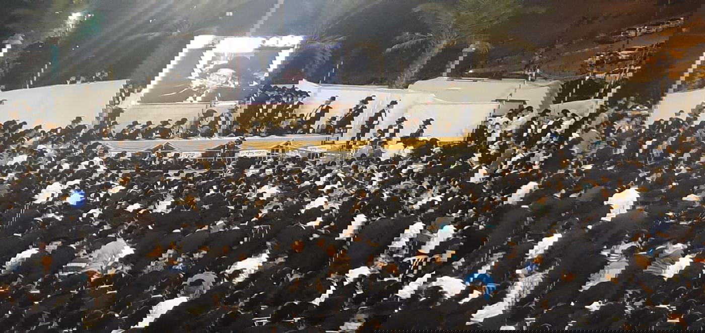 לאחר 13 שנה: הגר"ג אדלשטיין הגיע לביקור במודיעין עילית • צפו