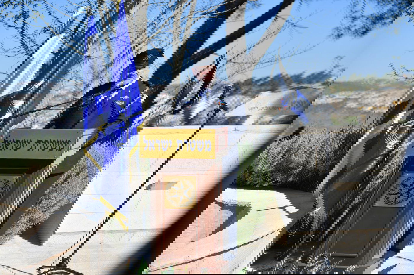 משטרת ישראל מתייחדת עם חלליה • שידור חוזר