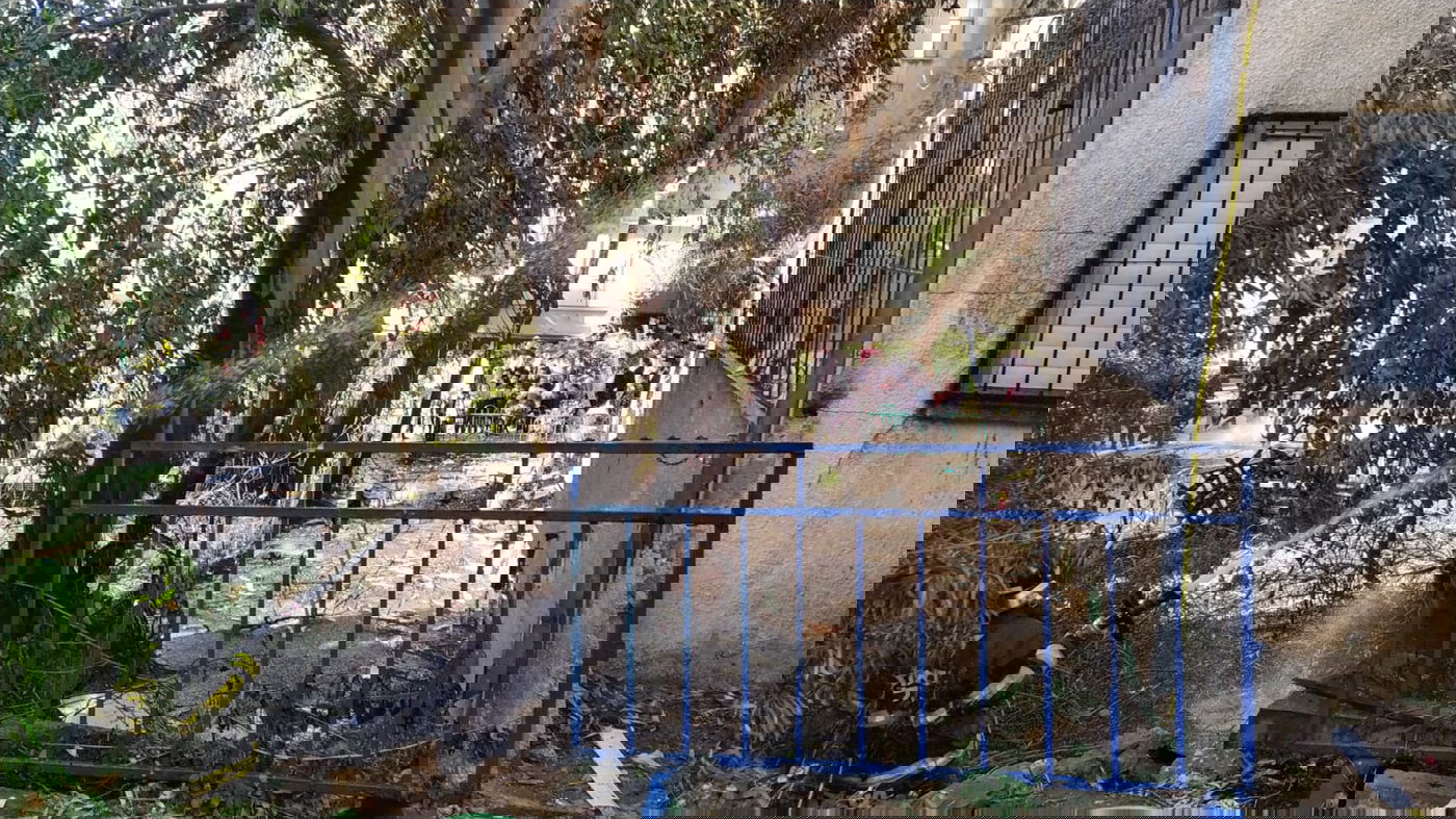 זירת השריפה בבני ברק