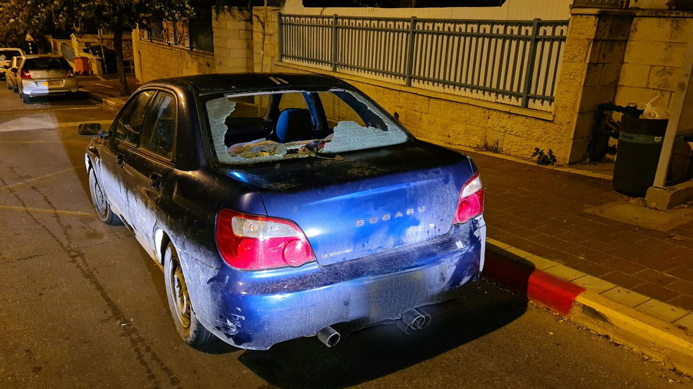 הרכב שהושחת בקטטה