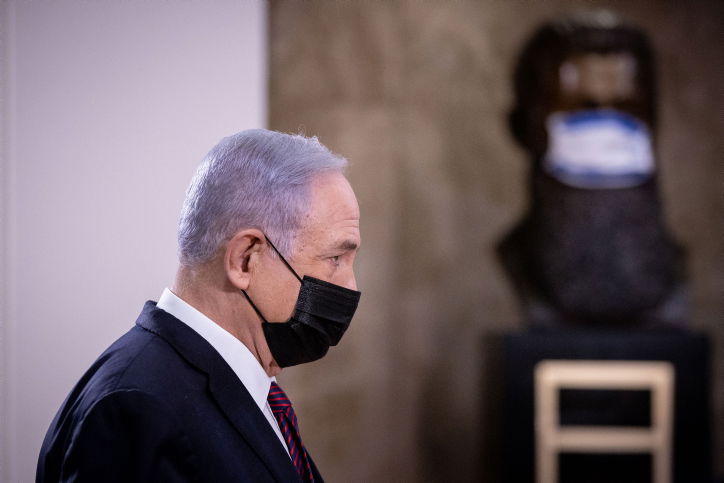 נתניהו. חושש לרדת מהבמה