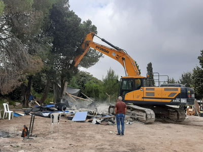 פינוי מבנים ביישוב, היום