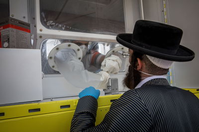 בדיקת קורונה, אילוסטרציה בלבד