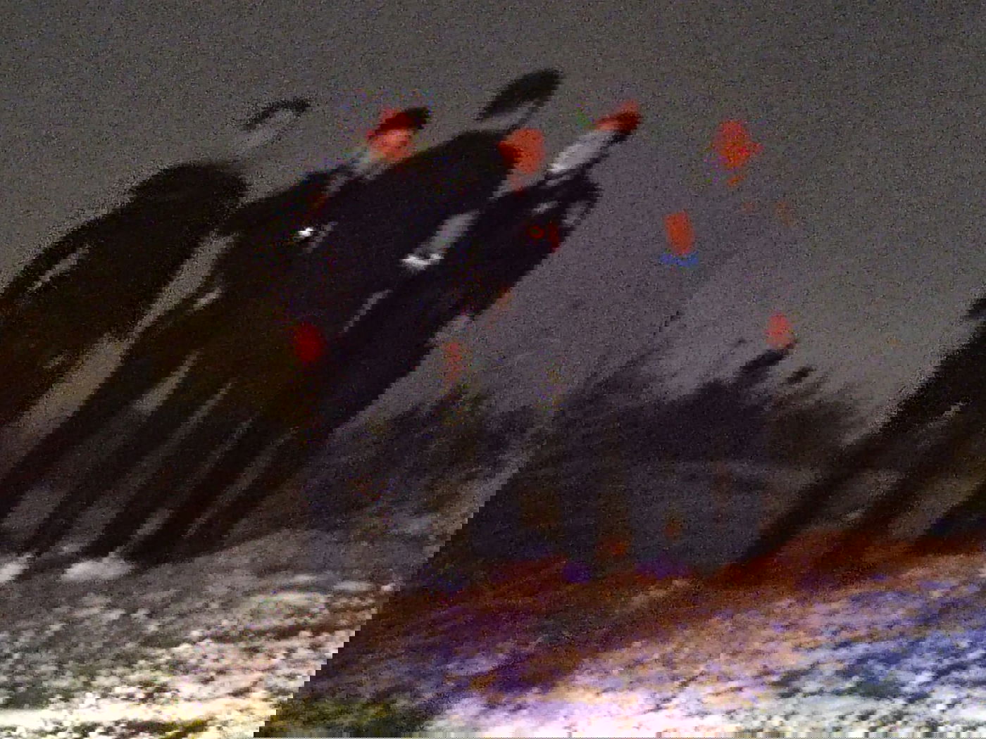 כוחות הביטחון באירוע זריקת הבקת"בים, אמש