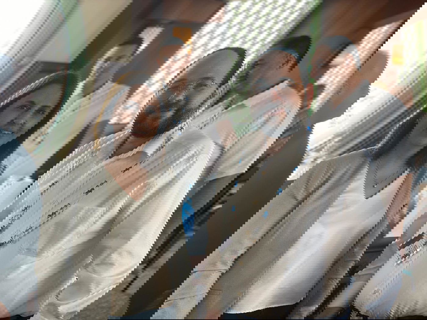 הרב נורדמן עם השרה גילה גמליאל