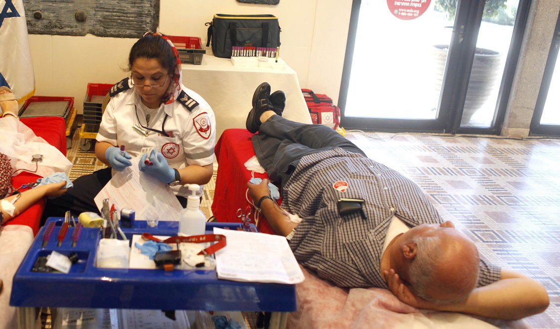 תרומת דם. אילוסטרציה