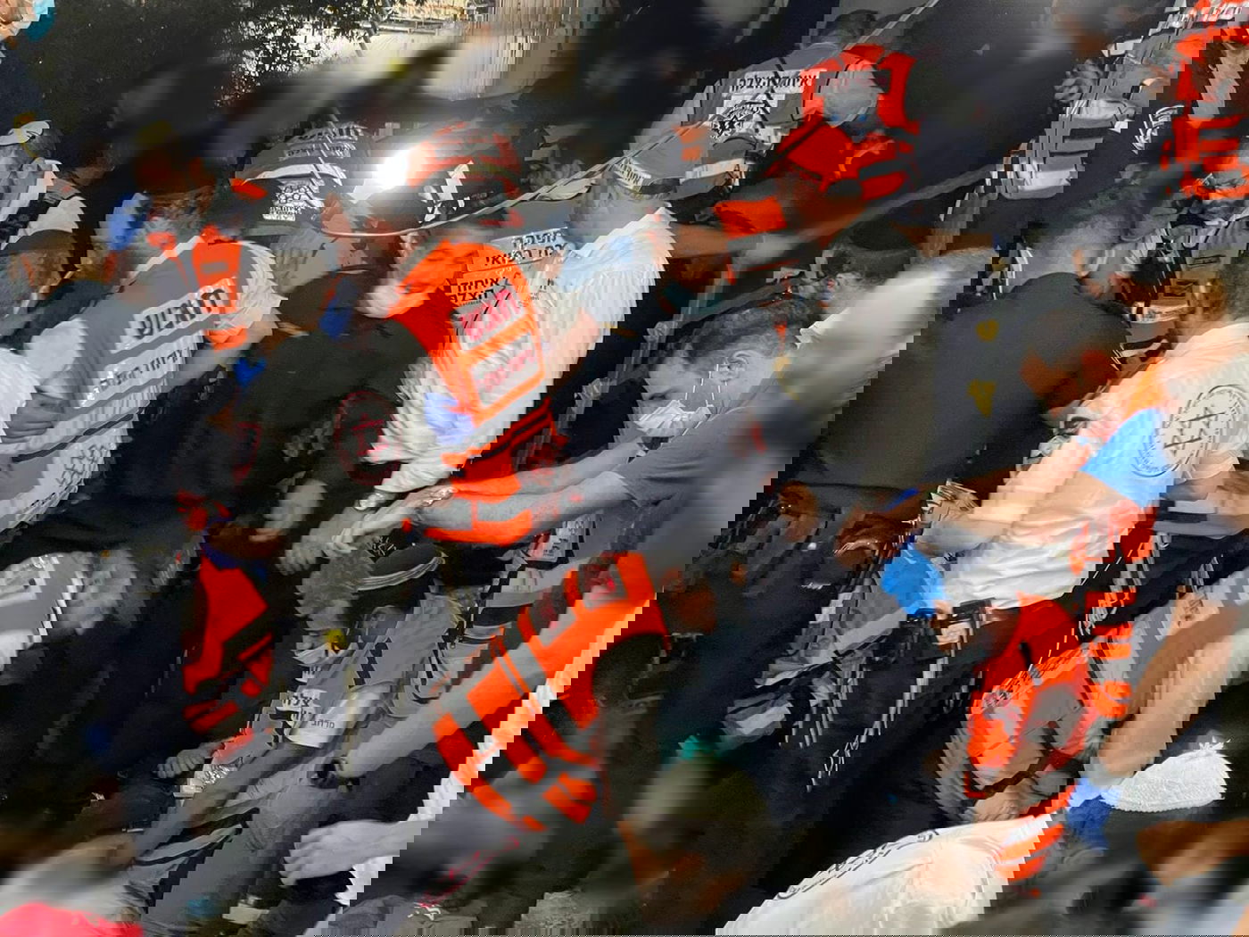 הפינוי במקום