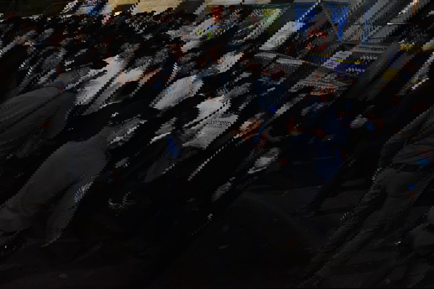 המשטרה מציגה: כך פונה הר מירון; תיעוד