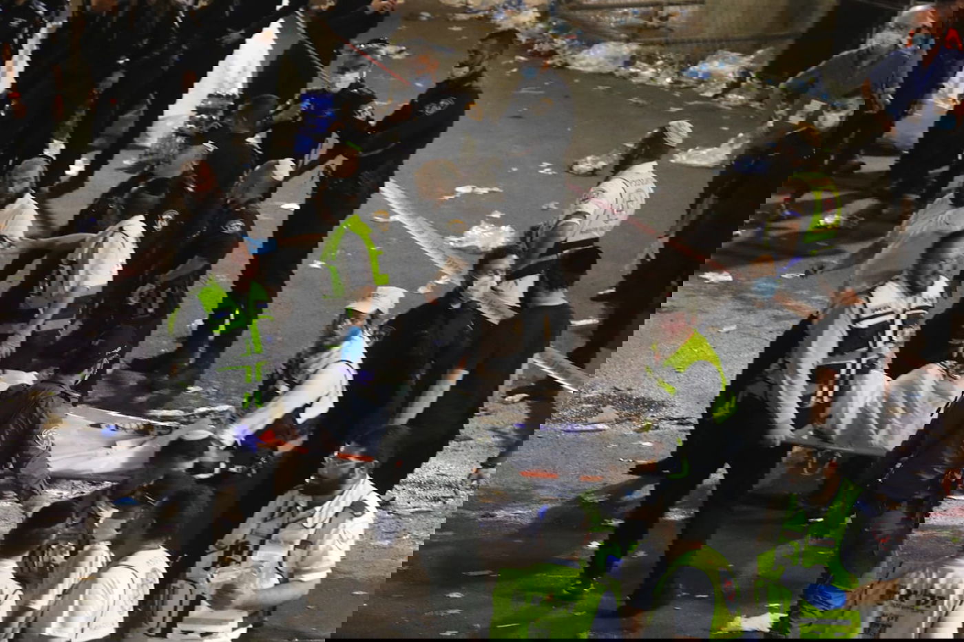 פינוי ההרוגים באסון