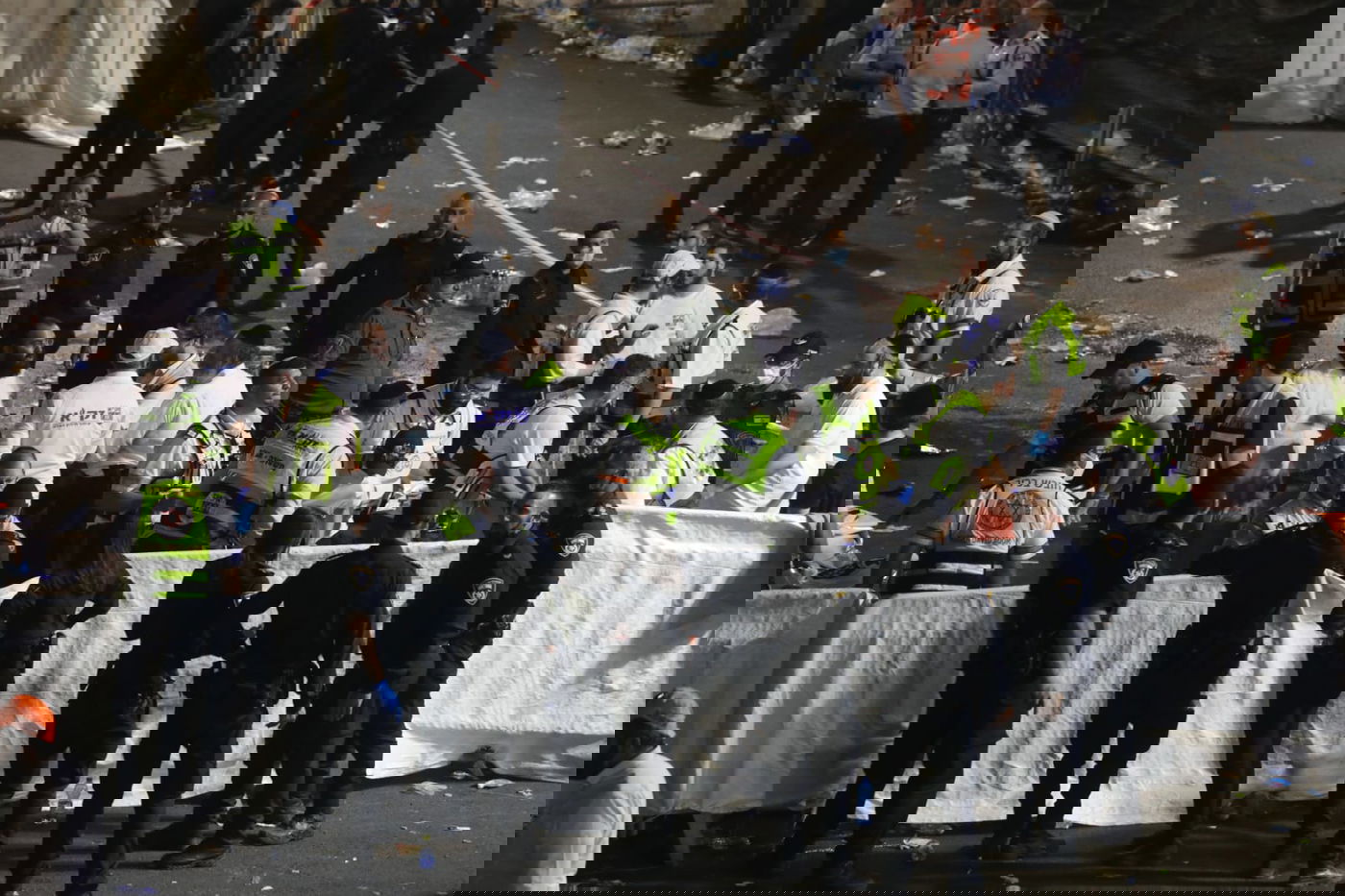 תיעוד מהשטח: כך נראה ההר במהלך האסון