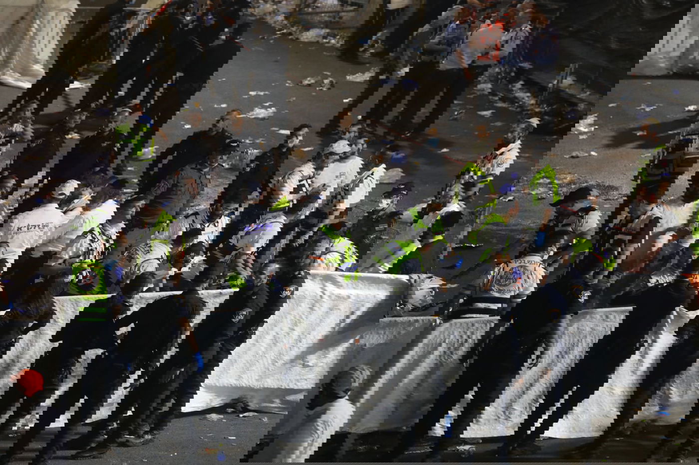 תיעוד מהשטח: כך נראה ההר במהלך האסון