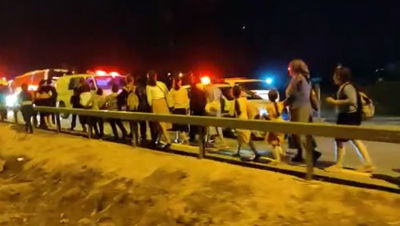 אחרי האסון: כך האלפים התפנו מהר מירון