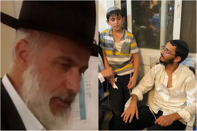 הרב אריאל צדיק ז"ל, לצד ילדיו שיבל"א היושבים שבעה