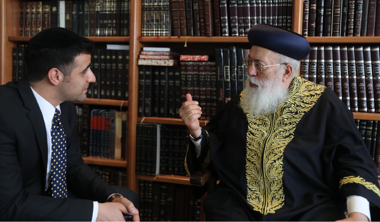 הראשל"צ הגר"ש עמאר בשיחה לישי כהן