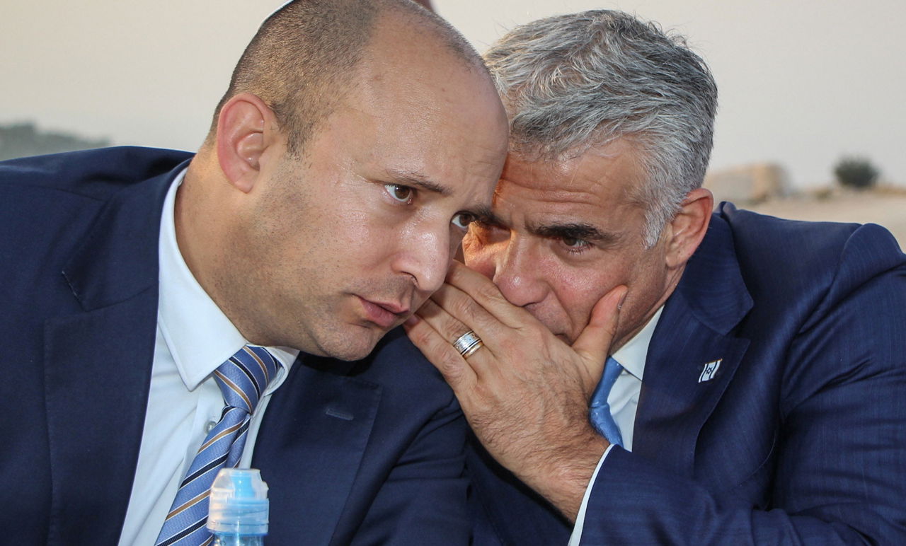 לפיד ובנט. ארכיון