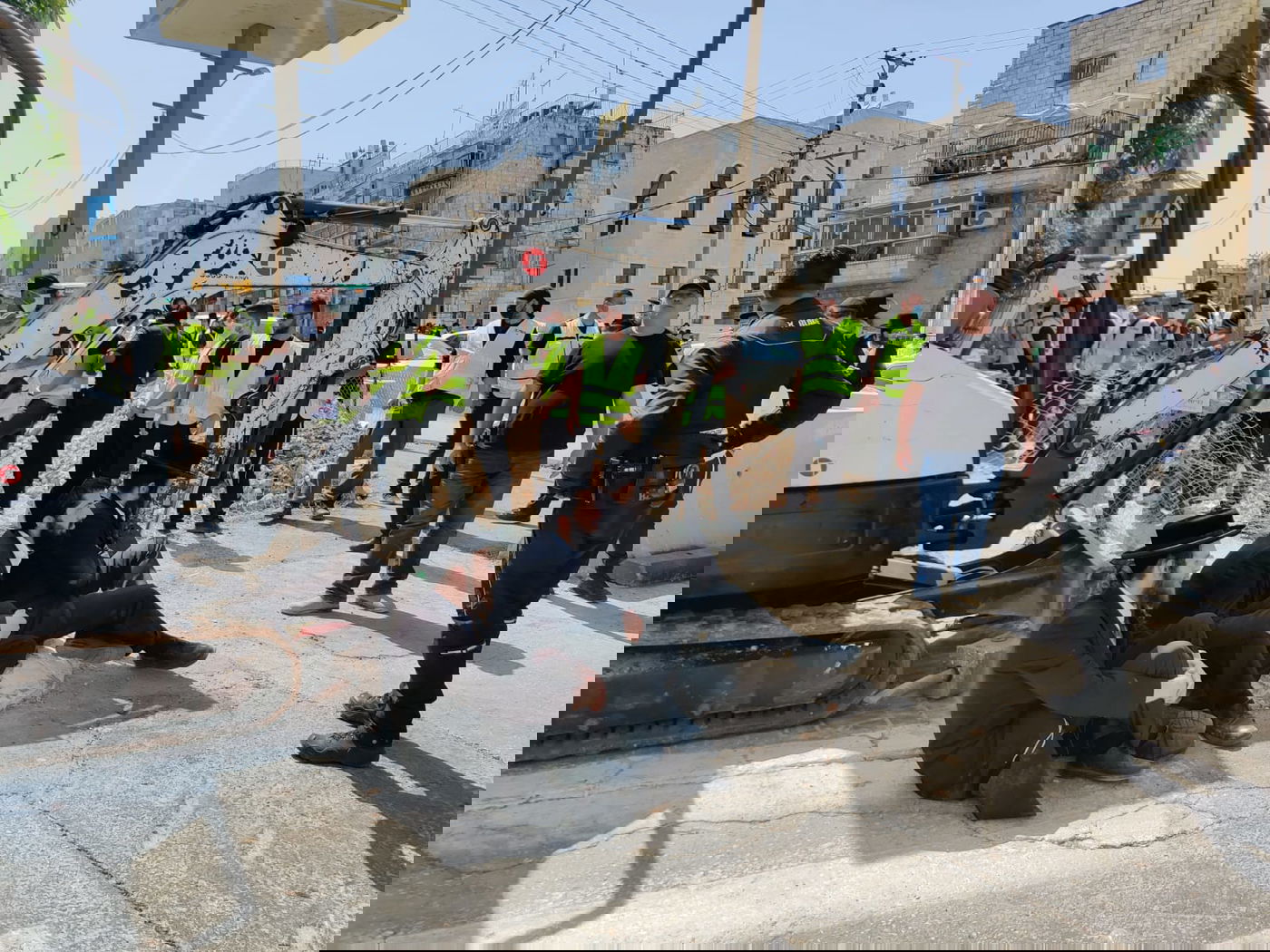 הקיצונים הפגינו נגד הרכבת הקלה: 6 נעצרו