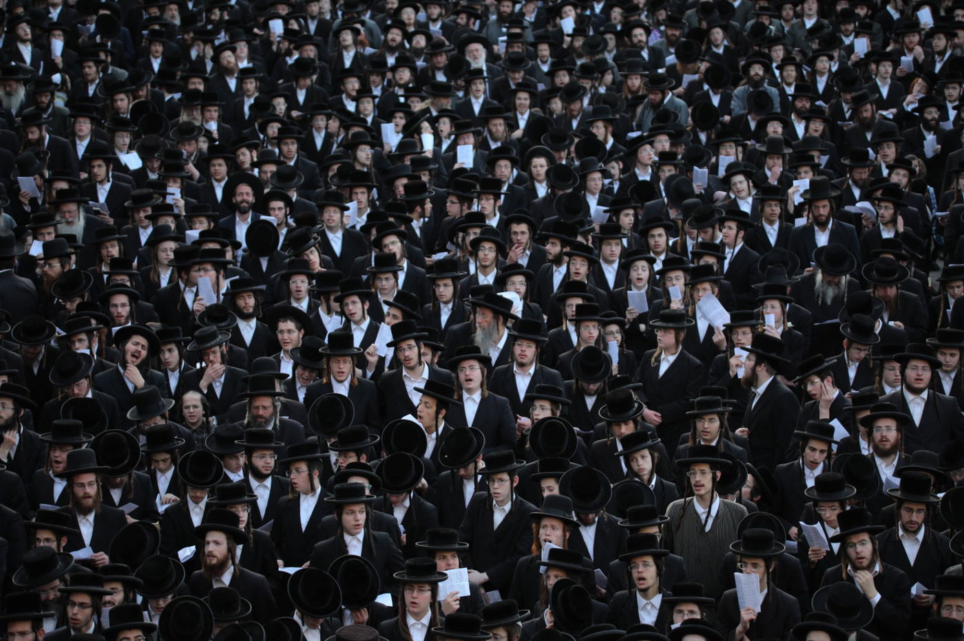 אלפים בעצרת 'העדה החרדית' בעקבות אסון מירון