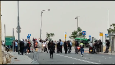 קטטה בין יהודים לערבים סמוך לאוניברסיטה