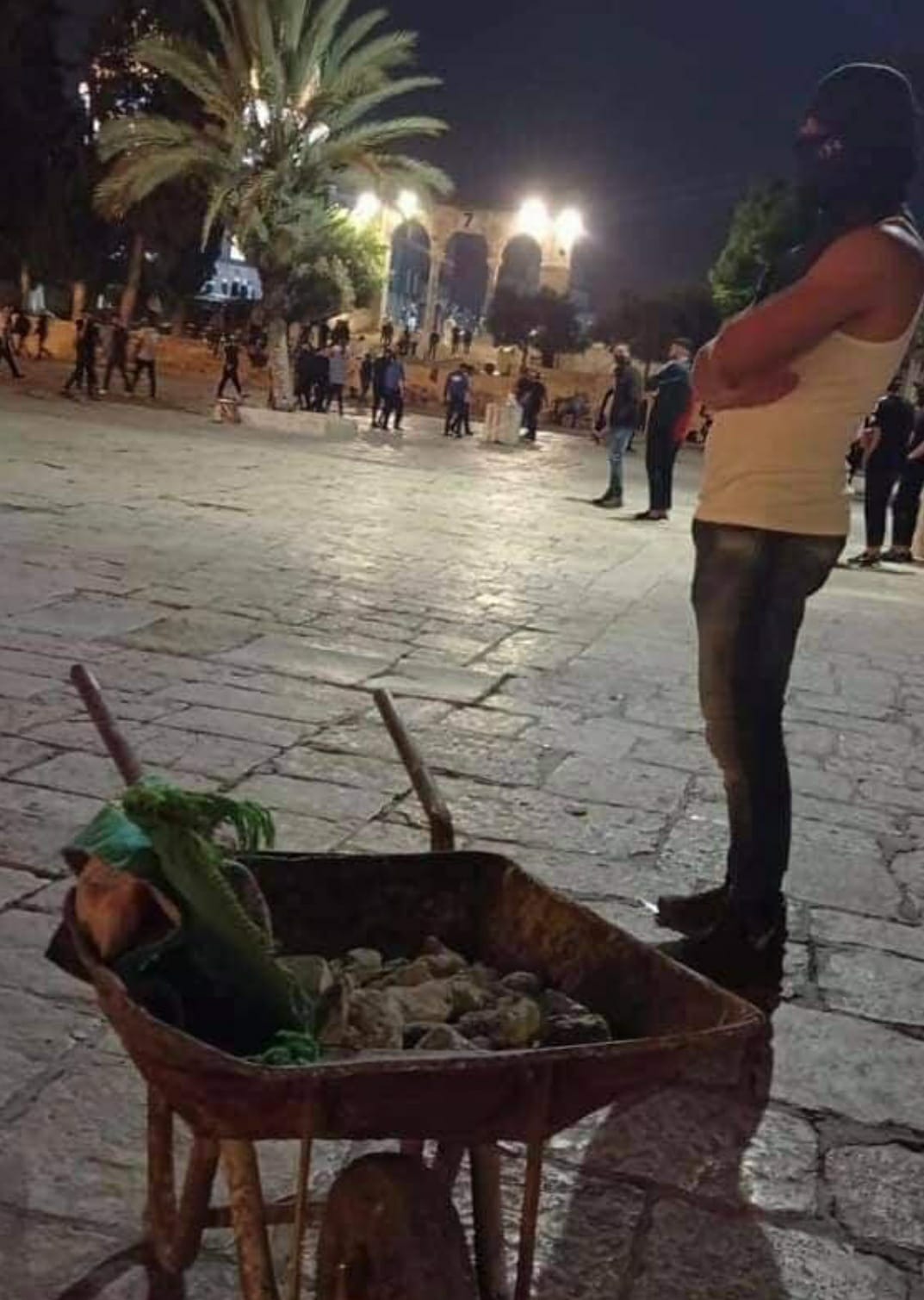 ההיערכות הערבית לעימותים בהר הבית