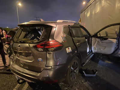 יו"ר 'ידידים' נקלע לתאונה קשה ונפצע קל