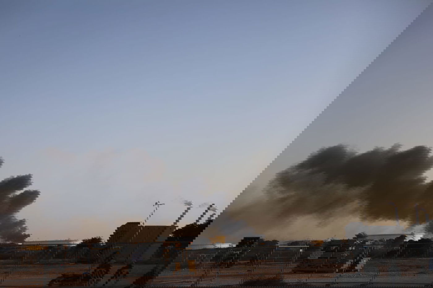 המתקן שנפגע באשקלון